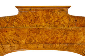 19th Century Biedermeier Root Birch Mantle Mirror — thumbnail 4