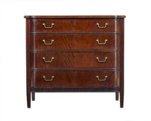 Mid 20th Century Danish Mahogany Chest of Drawers — thumbnail 6