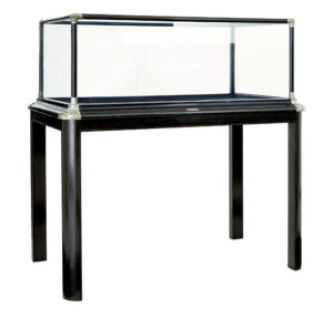 EARLY 20TH CENTURY AMERICAN DISPLAY CABINET BY QUINCY SHOWCASE WORKS ILLINOIS