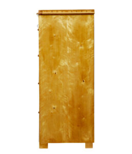 19th Century Swedish Flame Birch Chest of Drawers — thumbnail 8
