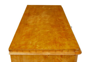 19th Century Swedish Flame Birch Chest of Drawers — thumbnail 5