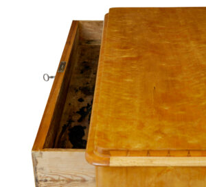 19th Century Swedish Flame Birch Chest of Drawers — thumbnail 3