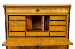 19th Century Swedish Elm and Birch Escritoire Writing Desk — thumbnail 5