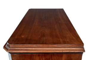 19th Century Burr Walnut Tall Chest of Drawers — thumbnail 8