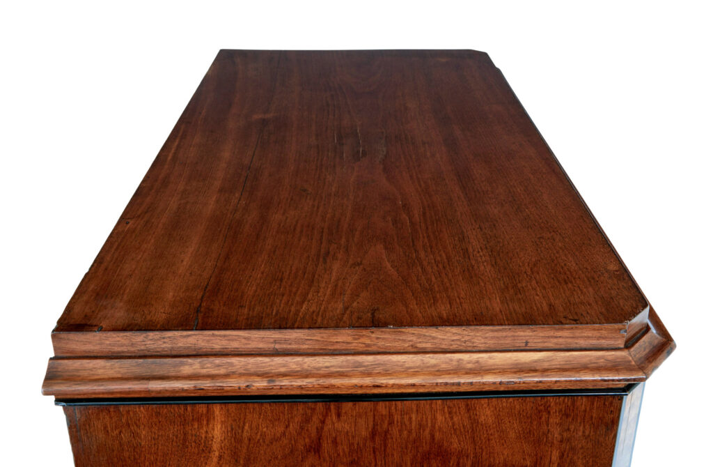 19th Century Burr Walnut Tall Chest of Drawers — image 7