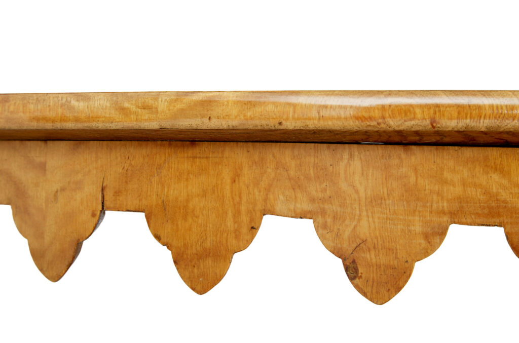 Swedish 19th Century Birch Oval Occasional Table — image 6