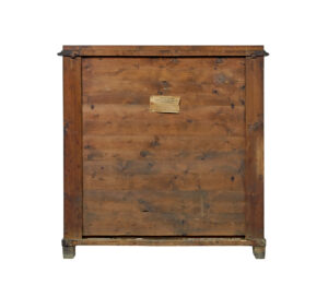 19th Century Swedish Serpentine Mahogany Chest of Drawers — thumbnail 3