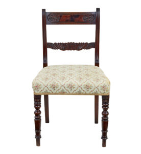 Set of 6 19th Century Regency Mahogany Dining Chairs — thumbnail 8