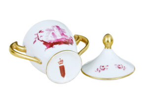 20th Century French Porcelain 7 Piece Dessert Set — thumbnail 3
