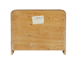 Mid Century Scandinavian Shaped Birch Bedside Table — thumbnail 3