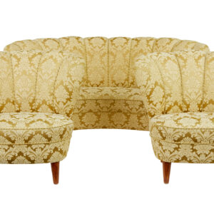 SCANDINAVIAN MID CENTURY DECO INSPIRED 3 PIECE SALON SUITE