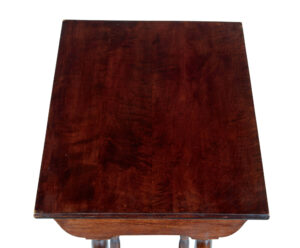 Nest of 4 Mid Century Scandinavian Birch Tables — thumbnail 6