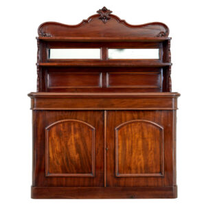 19TH CENTURY FRENCH MAHOGANY CHIFFONIER SIDEBOARD