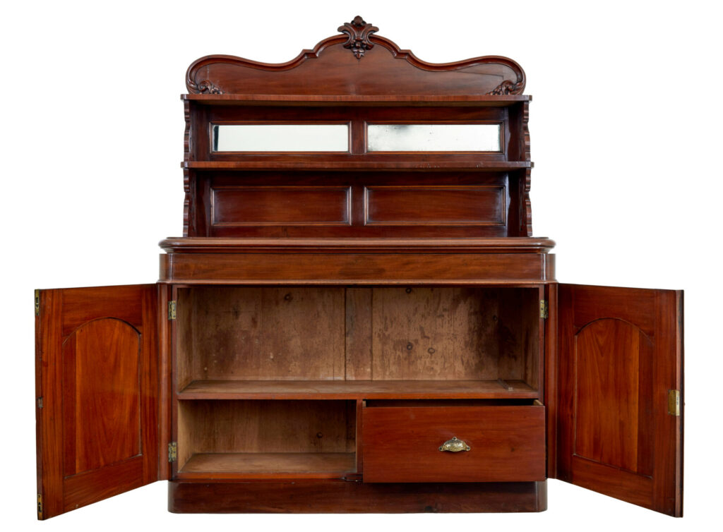 19th Century French Mahogany Chiffonier Sideboard — image 9
