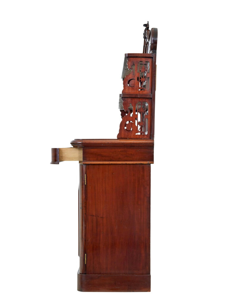 19th Century French Mahogany Chiffonier Sideboard — image 8