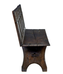 19th Century Victorian Carved Oak Bench — thumbnail 8