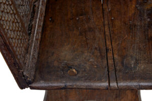 19th Century Victorian Carved Oak Bench — thumbnail 4