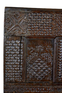 19th Century Victorian Carved Oak Bench — thumbnail 3