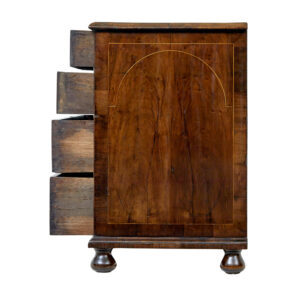 17th Century William and Mary Inlaid Walnut Chest of Drawers — thumbnail 4