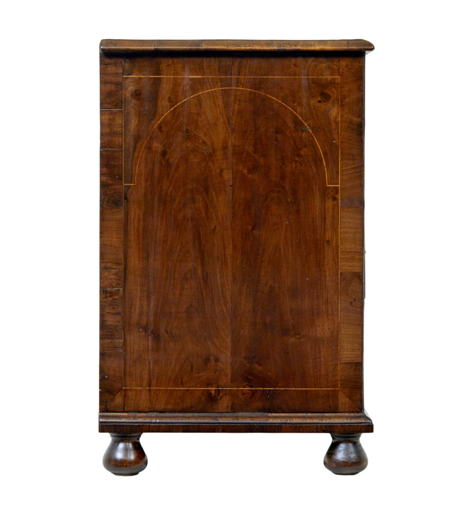 17th Century William and Mary Inlaid Walnut Chest of Drawers — image 2