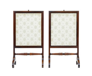 Fine Pair of Regency Period Tapestry Fire Screens — thumbnail 4