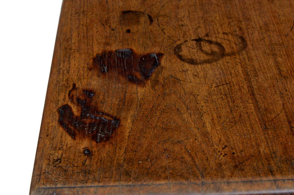 18th Century Rustic Walnut Side Table — image 8