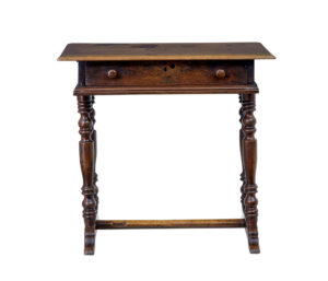 18th Century Rustic Walnut Side Table — thumbnail 6