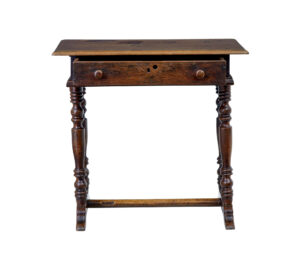 18th Century Rustic Walnut Side Table — thumbnail 5