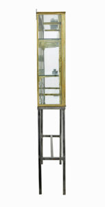 French 1920’s Brass Glazed Shop Display Cabinet by Siegel — thumbnail 4