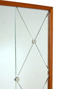 Mid Century Glas &Amp; Tra Scandinavian Harlequin Mirror — thumbnail 6