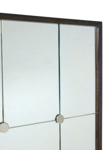 Large Mid Century Swedish Panelled Mirror — thumbnail 3