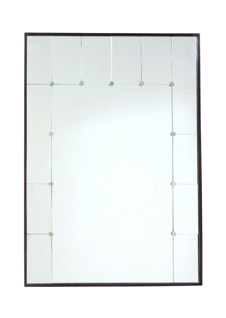 Large Mid Century Swedish Panelled Mirror — image 2