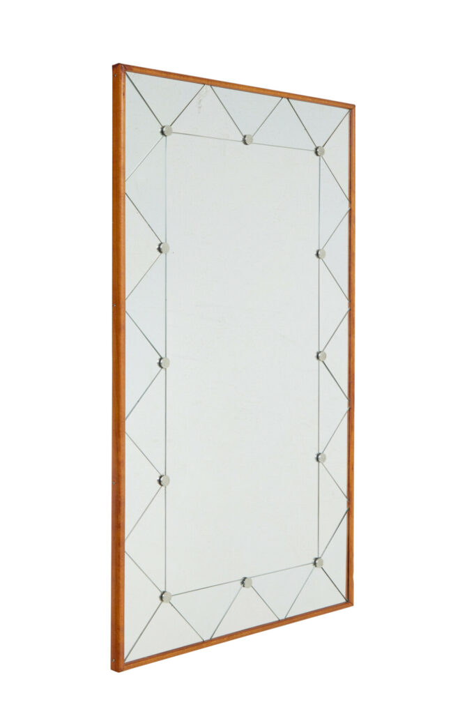 Mid Century Swedish Harlequin Wall Mirror — image 5