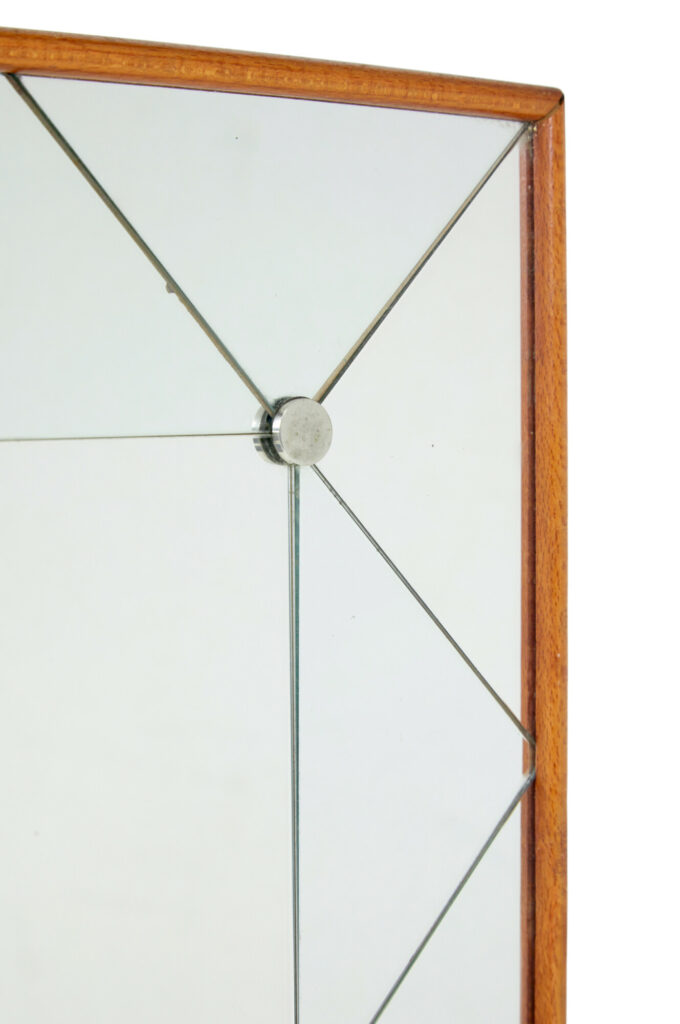 Mid Century Swedish Harlequin Wall Mirror — image 3