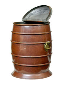 19th Century Copper and Brass Water Barrel — thumbnail 8