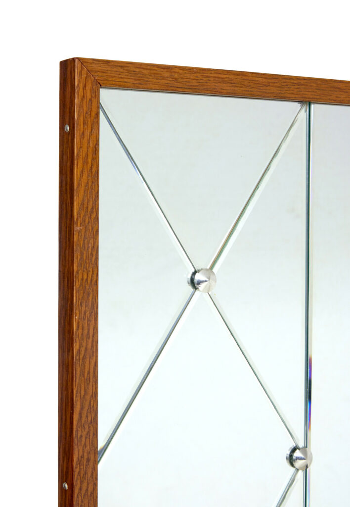 Swedish Oak Harlequin Wall Mirror by Glas &Amp; Tra — image 4
