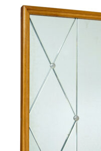 Mid 20th Century Swedish Segmented Bedroom Mirror — thumbnail 3