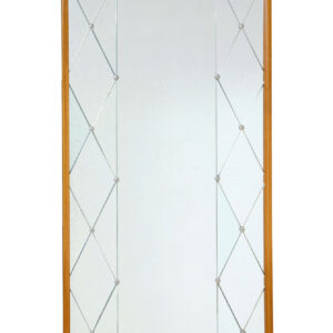 MID 20TH CENTURY SWEDISH SEGMENTED BEDROOM MIRROR