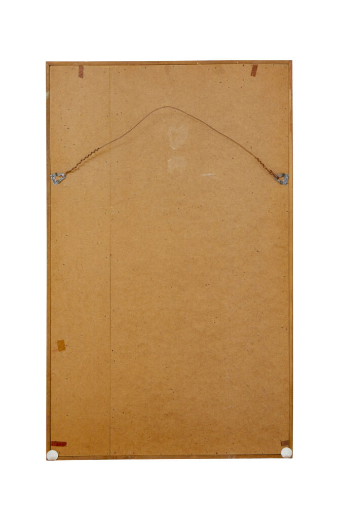 Scandinavian Mid Century Segmented Harlequin Wall Mirror — image 5