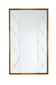 SCANDINAVIAN MID CENTURY SEGMENTED HARLEQUIN WALL MIRROR