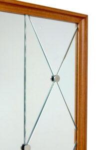 Scandinavian Mid Century Segmented Harlequin Wall Mirror — thumbnail 2