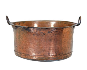 Large 19th Century Copper Cooking Vessel — thumbnail 2