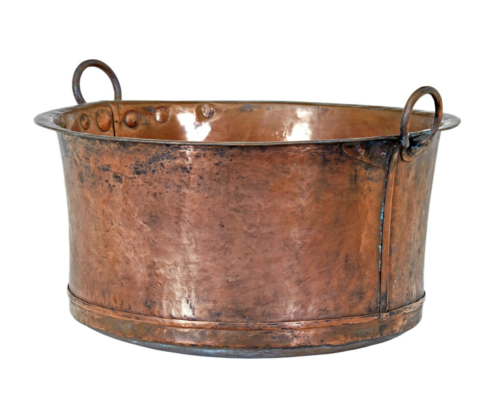 Large 19th Century Copper Cooking Vessel