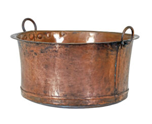 LARGE 19TH CENTURY COPPER COOKING VESSEL