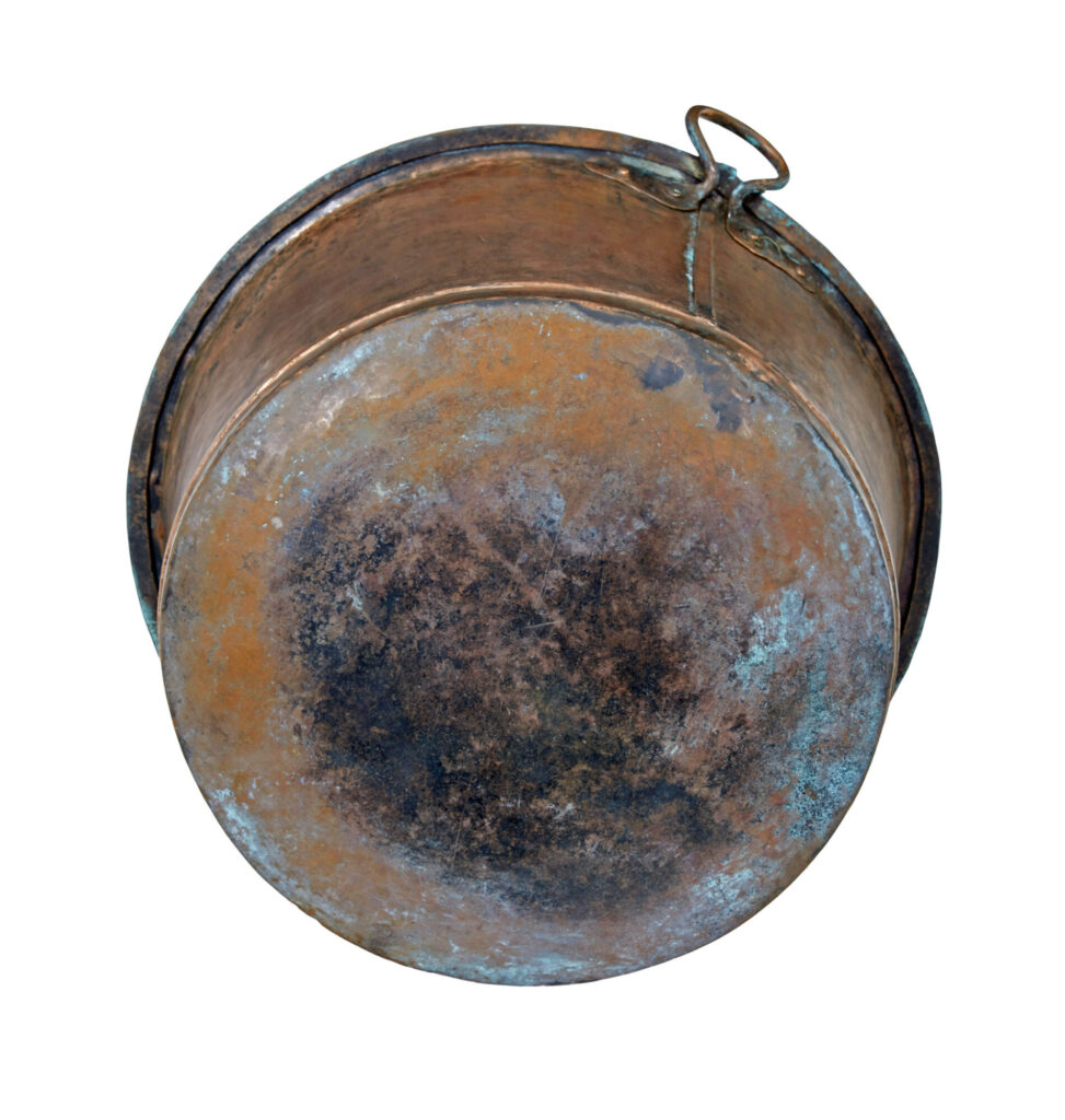 Large 19th Century Copper Cooking Vessel — image 4