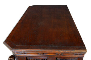 Early 20th Century Carved Oak Renaissance Revival Cupboard — thumbnail 9