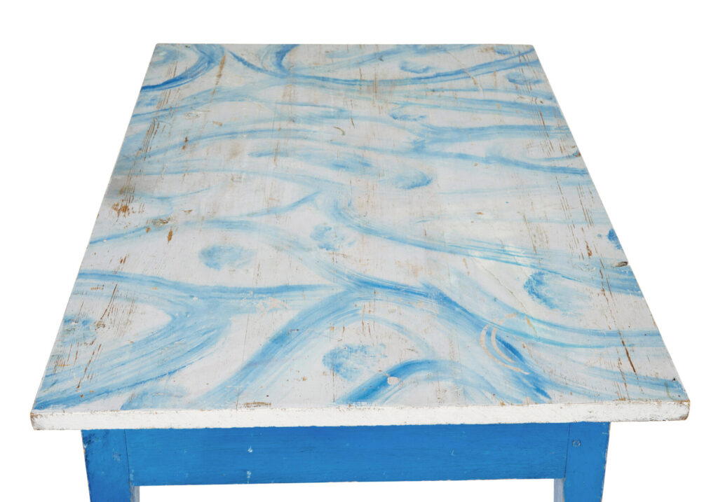 19th Century Traditional Hand Painted Swedish Side Table — image 4