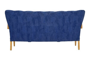 Mid 20th Century Scandinavian Elm Show Frame Sofa — thumbnail 5