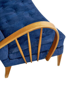 Mid 20th Century Scandinavian Elm Show Frame Sofa — thumbnail 3