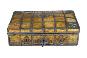 Late 18th Century Scandinavian Metal Bound Box — thumbnail 2